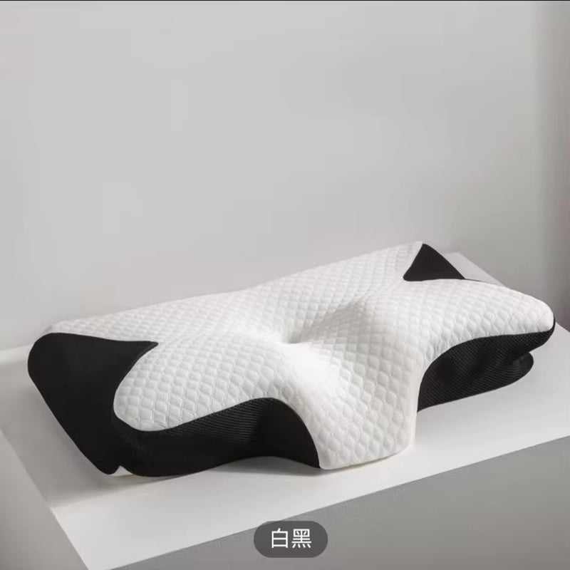 Butterfly Sleep Memory Neck Pillow Slow Rebound Comfortable Memory Foam Sleep Pillow Cervical Orthopedic Neck Massage Bed Pillow